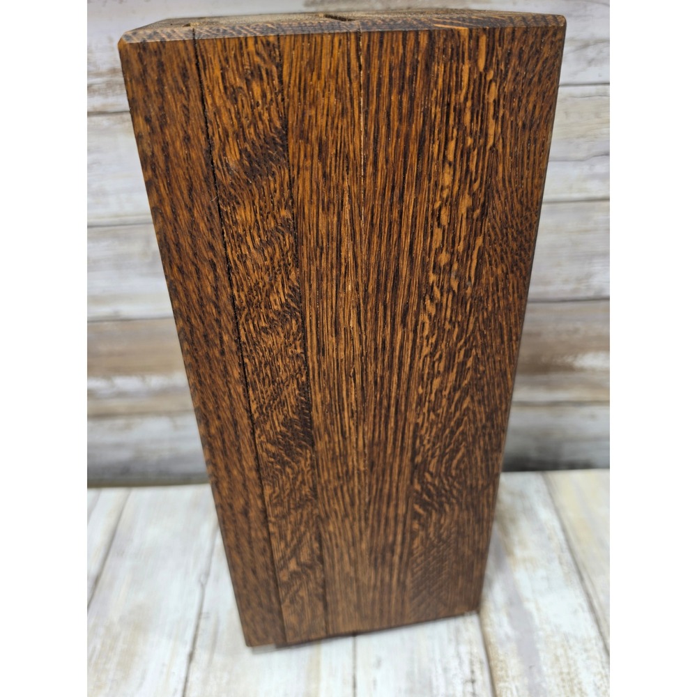 Chicago Cutlery Vintage Knife Set Walnut Wood Handles‎ with Block 7-Piece Set - Picture 6 of 16